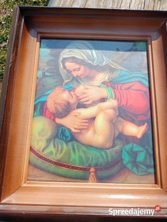 Reprodukcja Matka boska karmiąca Puławy