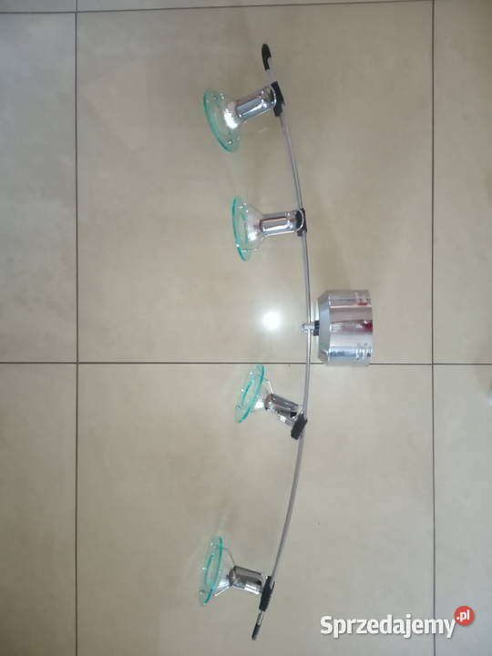 Lampa sufitowa halogenowa chrom Lampy wiszące Augustów sprzedam