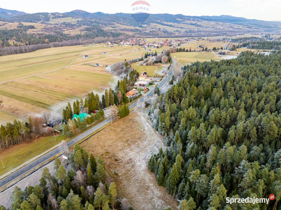 Działka głównej drodze w Harklowej rolna Harklowa