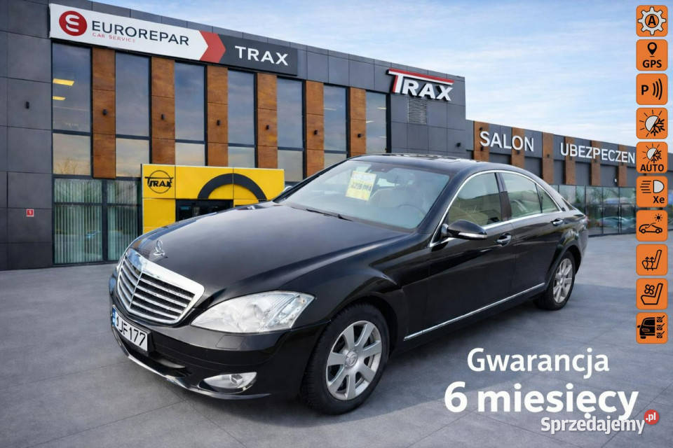 Mercedes S 320 30 CDTI 235 V6 Automat 7GTronic elektrycznie ustawiane fotele Łódź