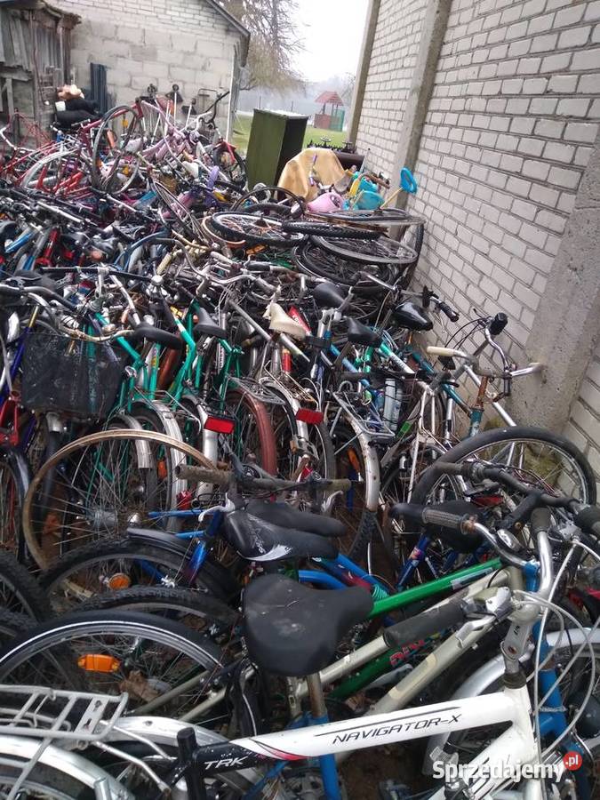 Rowery do naprawy na części