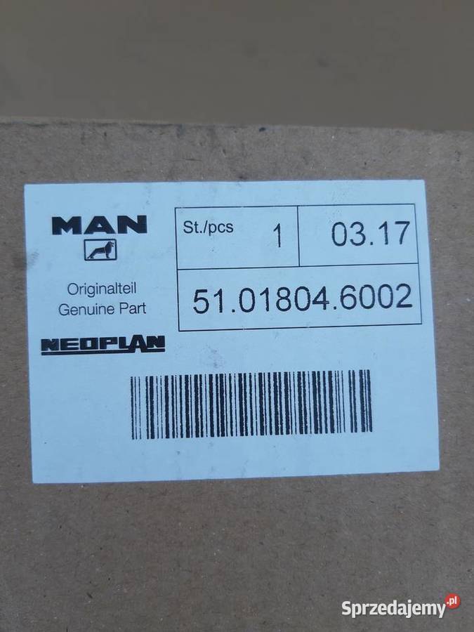 MAN TGX TGS FILTR ODMY ORYGINAŁ 51018046002 lubuskie Trzciel