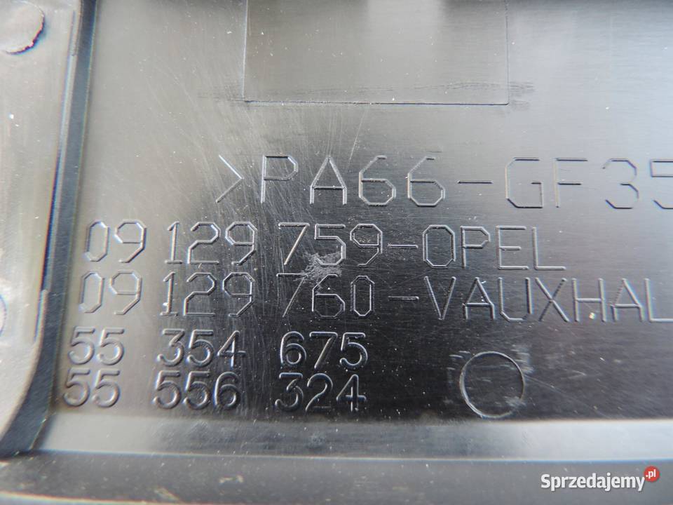 OSŁONA CEWKI OPEL ASTRA H 12 14 NOWA Układ elektryczny silnika