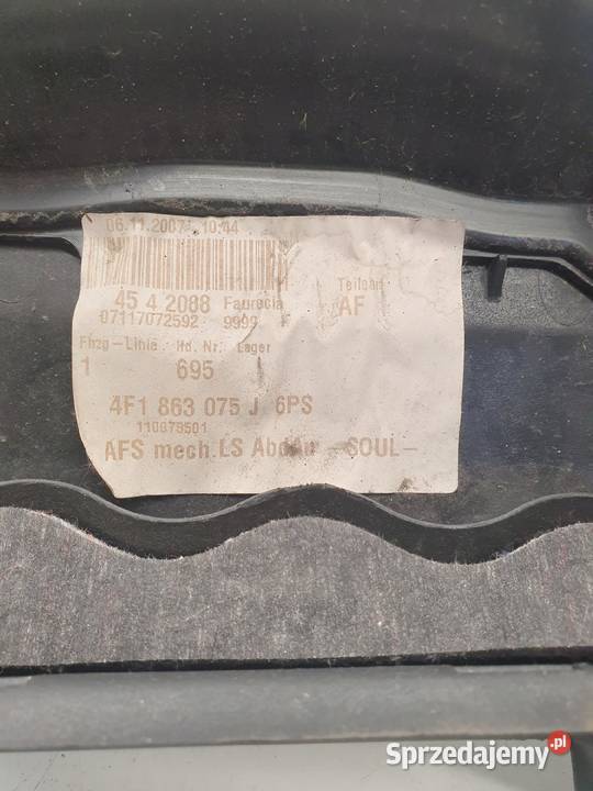 OSŁONA POD KIEROWNICĘ SZTYCĘ AUDI A6 C6 Przystajń