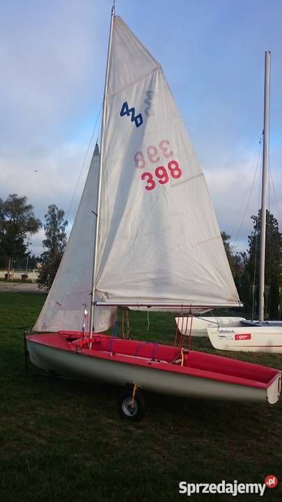 żaglówka 420 łódz zaglowa Żeglarstwo Zbąszyń