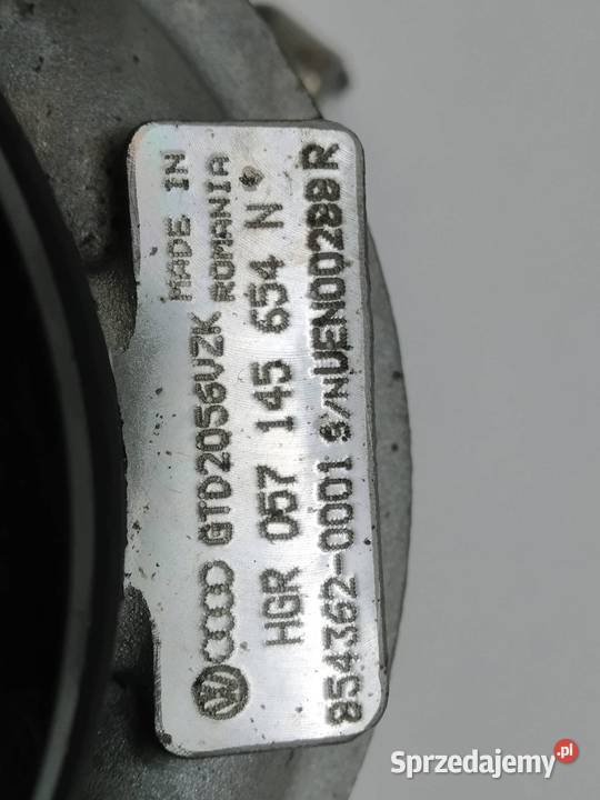 TURBOSPRĘŻARKA 057145654N 40 TDI Audi Q7 II