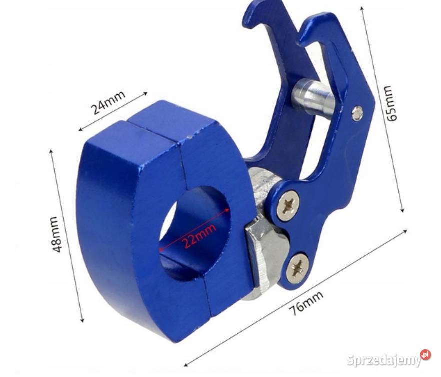 OBEJMA NA KIEROWNICE HACZYK UCHWYT WIESZAK 22MM Sosnowiec