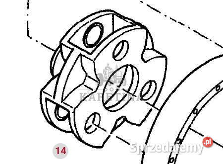 Fendt 816 818 822 824 Vario Jarzmo Przekładni Pozostałe Jastrzębniki