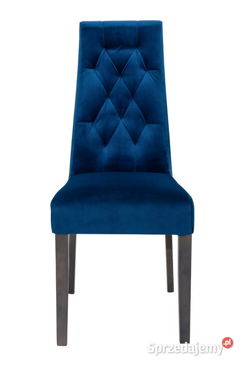 Krzesło tapicerowane niebieskie KOMIN PIK Przeworsk