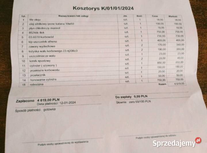 KTM LC4 620 OKAZJA 30mth remoncie KTM mazowieckie Kłudno