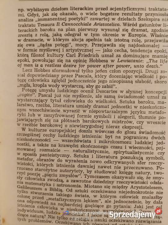 Spór o Barok Sobolewska książki Warszawa