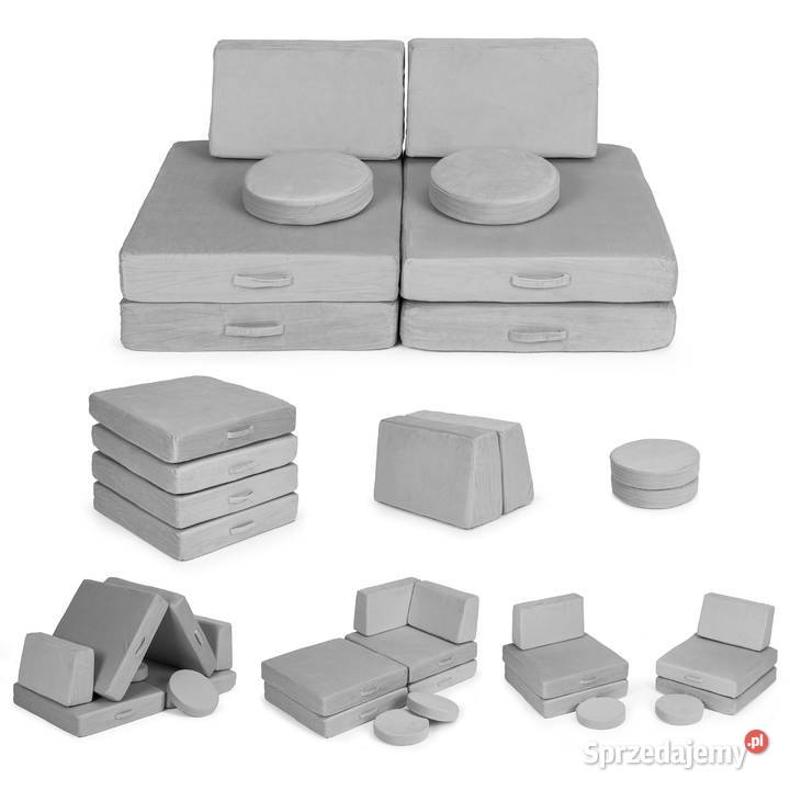 Sofa modułowa duża składana dzieci DIY 8 Pokój dziecięcy opolskie Smogorzów