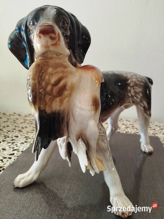 Figurka porcelanowa sygnowana duża Chorzów