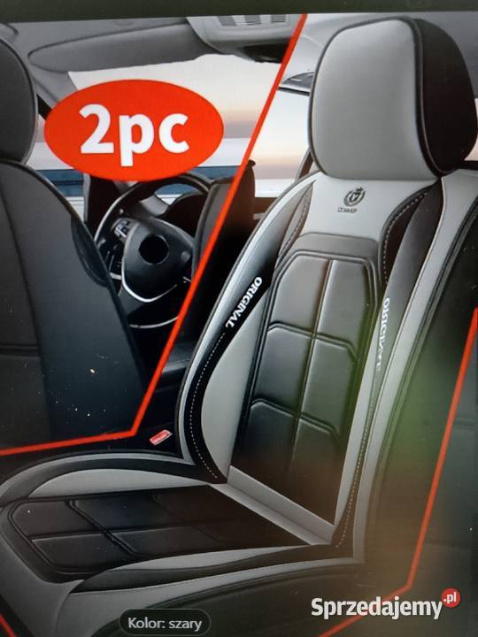 Piękne nowe pokrowce Premium skóra PU 2 fotele Zgierz