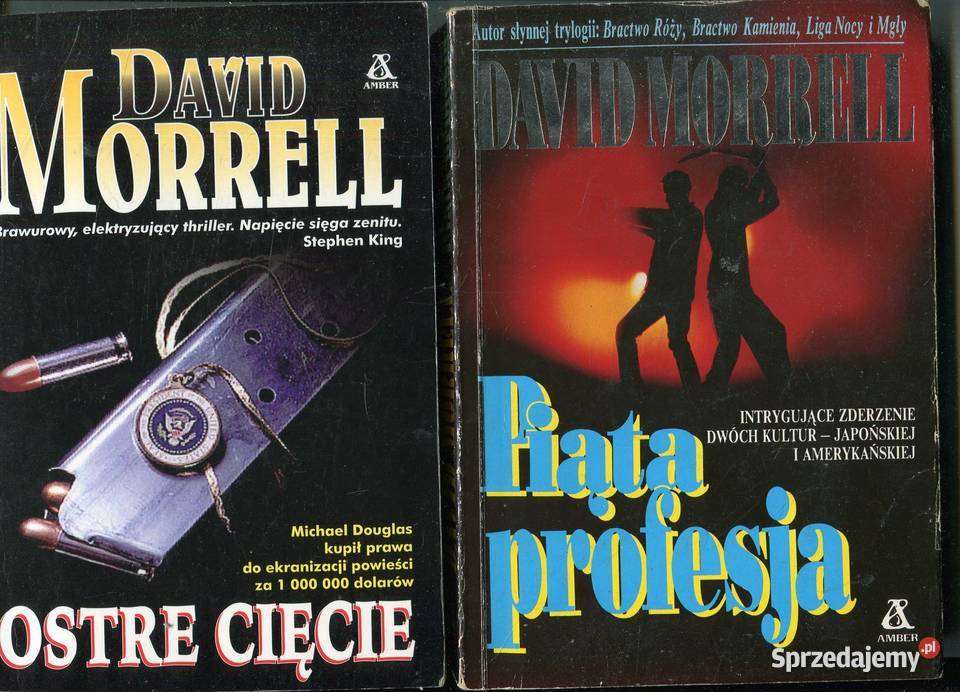 Ostre cięcie Piąta profesja David Morrell Szczecin