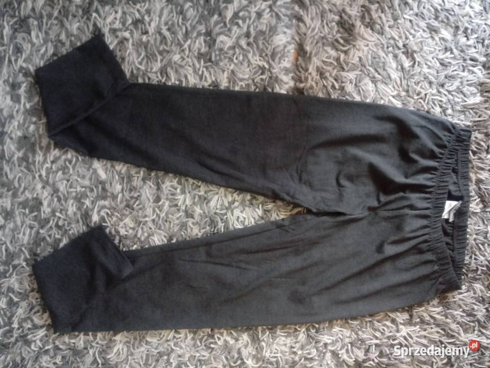 Nowe legginsy ciemny szary bawełna Chrzanów sprzedam