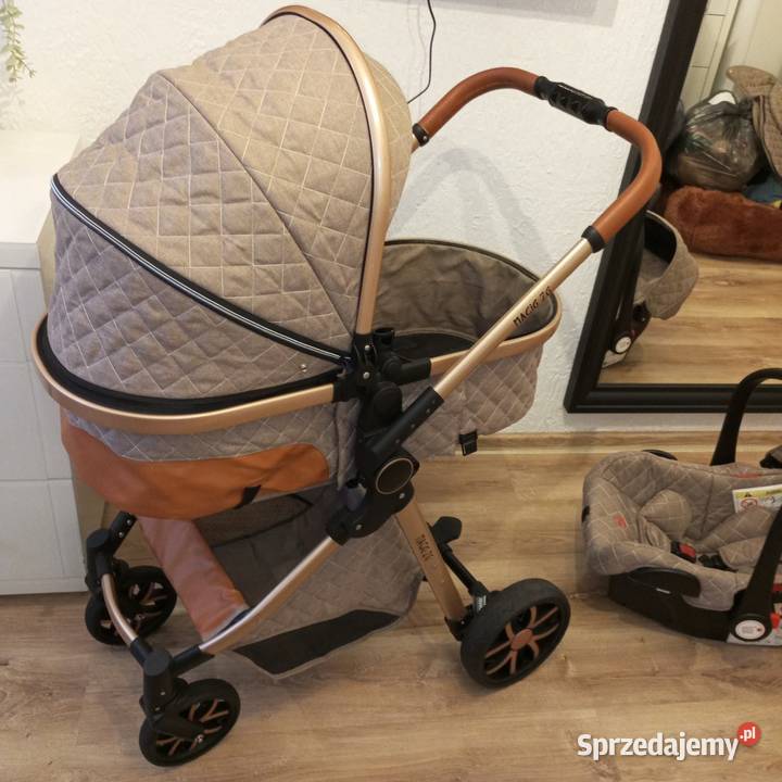 WIELOFUNKCYJNY LEKKI WÓZEK DZIECIĘCY 3w1 GONDOLA Złotoryja sprzedam