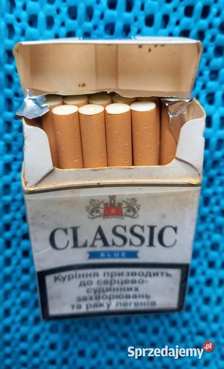 Classic Blue Paczka kolekcjonerska papierosów Małkinia Górna