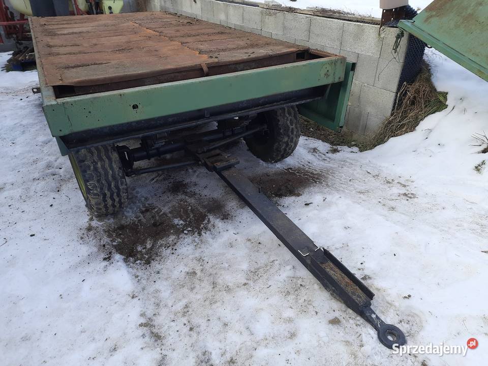 Okazja rama rozrzutnika dwuosiowego przyczepa małopolskie Tuchów
