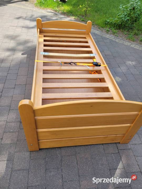 Łóżko drewniane z pojemnkiem 90 x 200 Pruszków