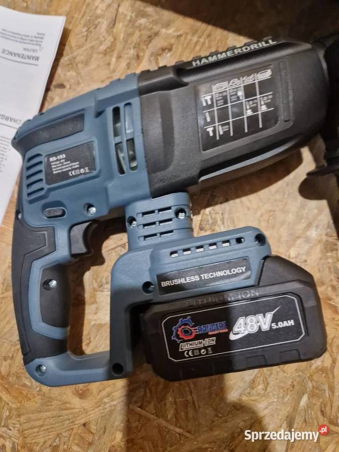 MŁOTOWIERTARKA AKUMULATOROWA MŁOT UDAROWY 48V 50 Młoty udarowe Głogowa