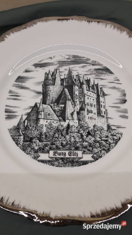 Talerz zamek Burg Eltz Ceramika i szkło Głuchołazy sprzedam