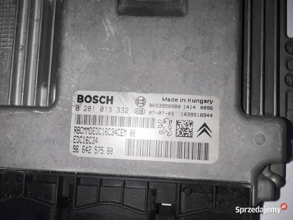 komputer moduł peugeot 407 16hdi Ostrów Wielkopolski