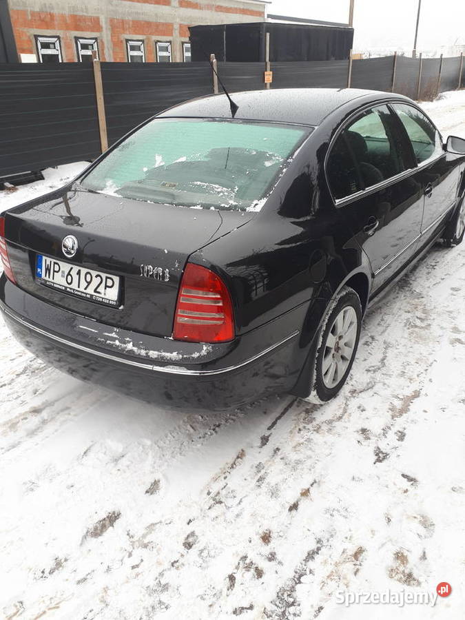 Skoda superb 19 tdi piękny lakier full Łódź