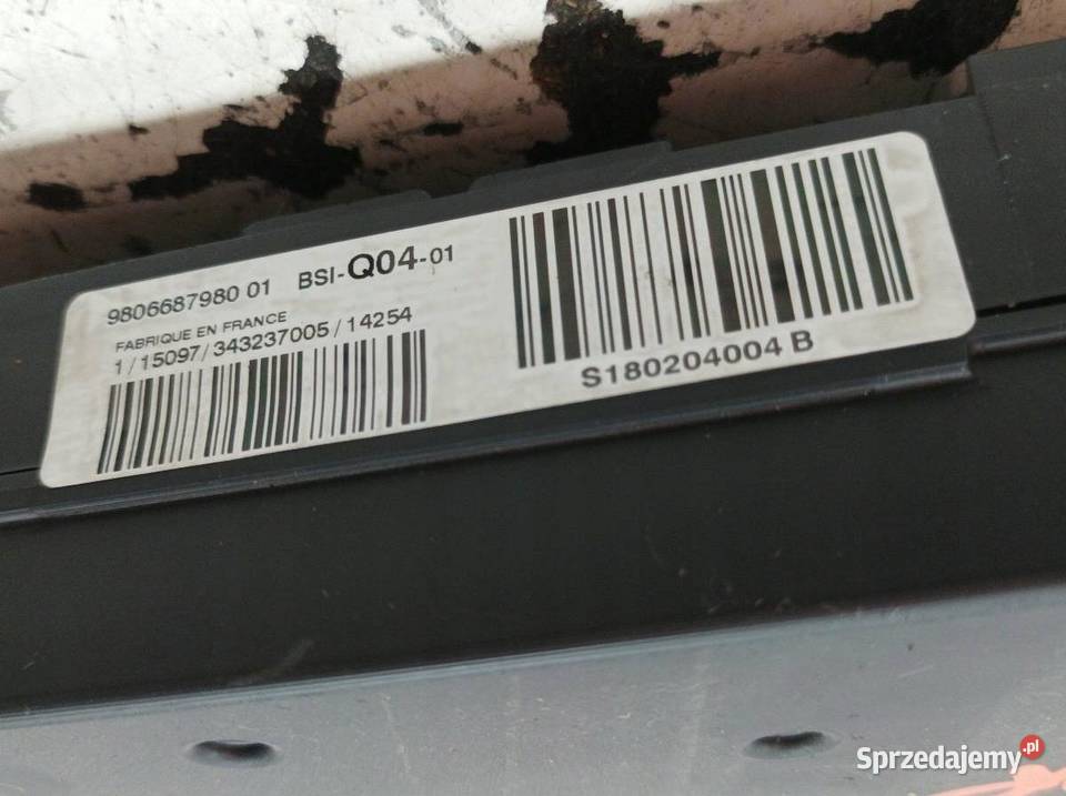 SKRZYNKA BSI 980668798001 Q04 Citroen C4 Grand