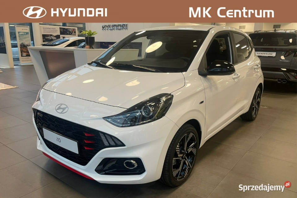 Hyundai i10 12 MPI 5MT 79 wersja Nline dostępny bluetooth łódzkie Piotrków Trybunalski