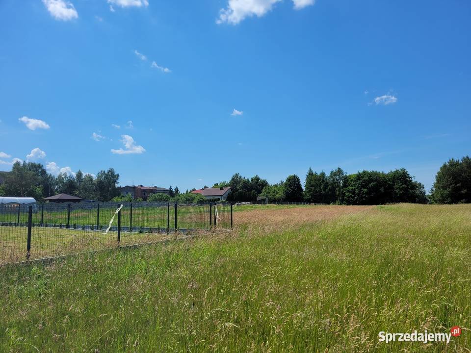 Gotowa pod dom działka 900 m z WZ media drodze Pławno