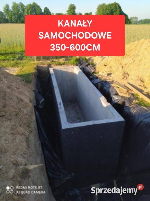 Kanał Samochodowy Warsztatowy Betonowy 350600