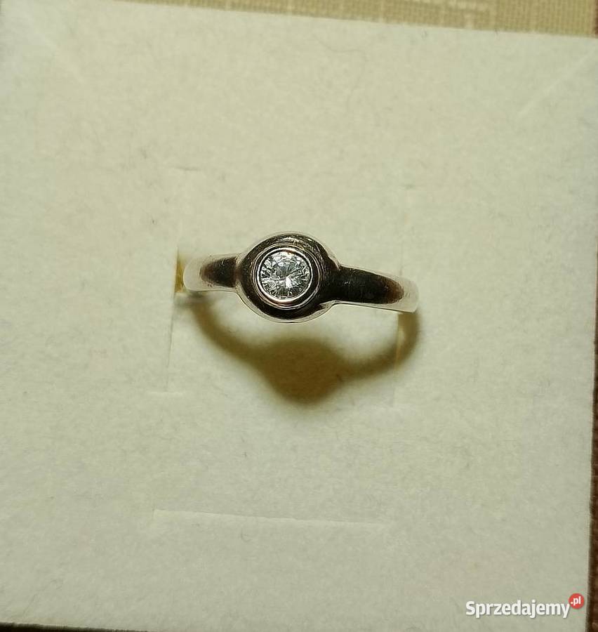 pierścinek srebro 925 14