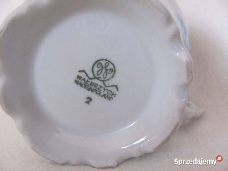 sosierka z PRLu Wałbrzych porcelana