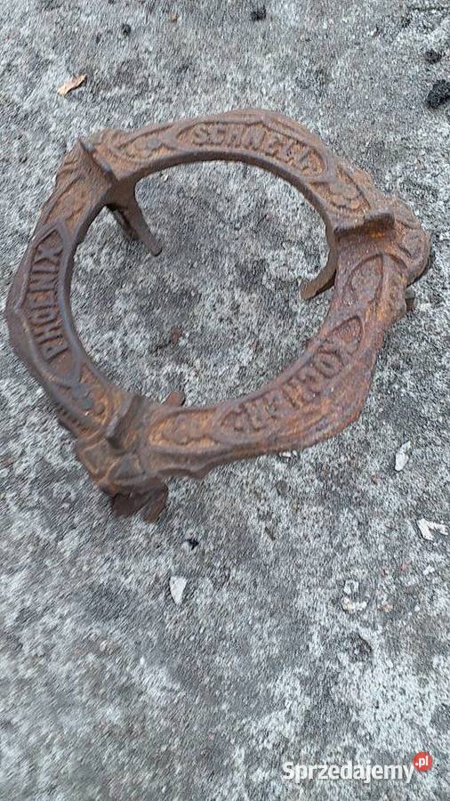 PrzedwojennaStylowa podstawa pod garnekZ żeliwa zachodniopomorskie Barlinek sprzedam