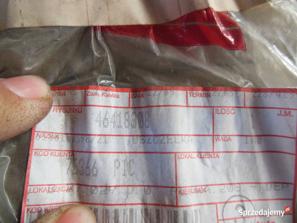 Uszczelka szyby drzwi prawy tył Fiat Palio Siena Kozy