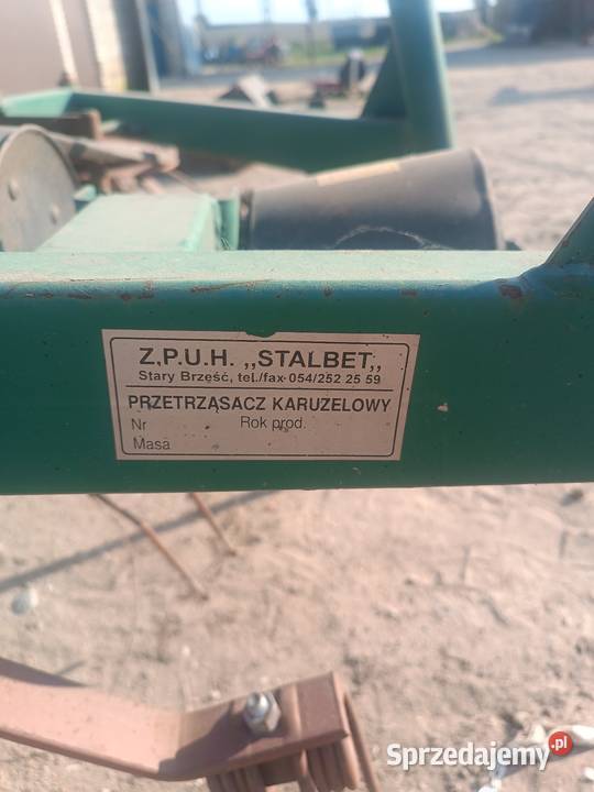 Przetrząsacz karuzelowy nieuszkodzony