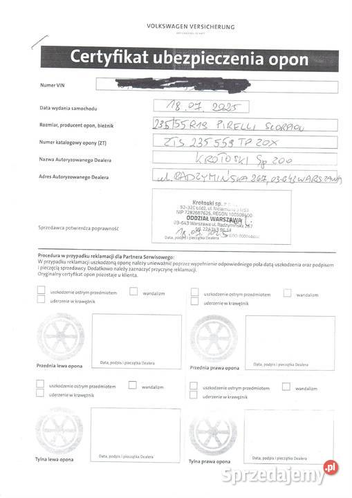 PREMIUM Volvo XC60 XC60 Pirelli Scorpion Motoryzacja Warszawa