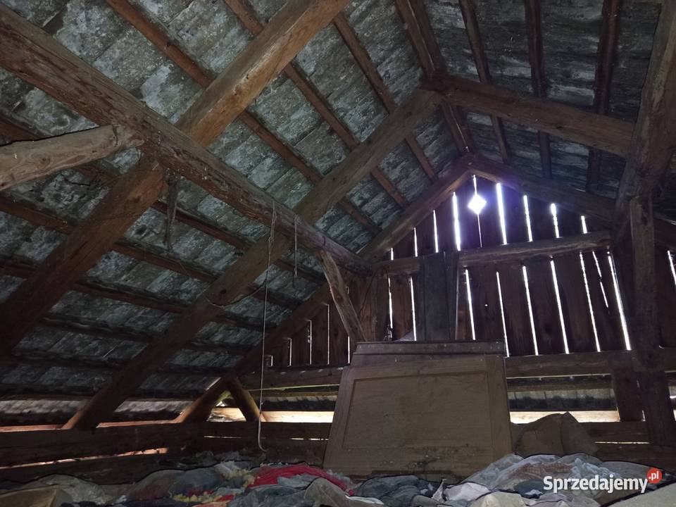 dom drewniany małopolskie Binarowa sprzedam