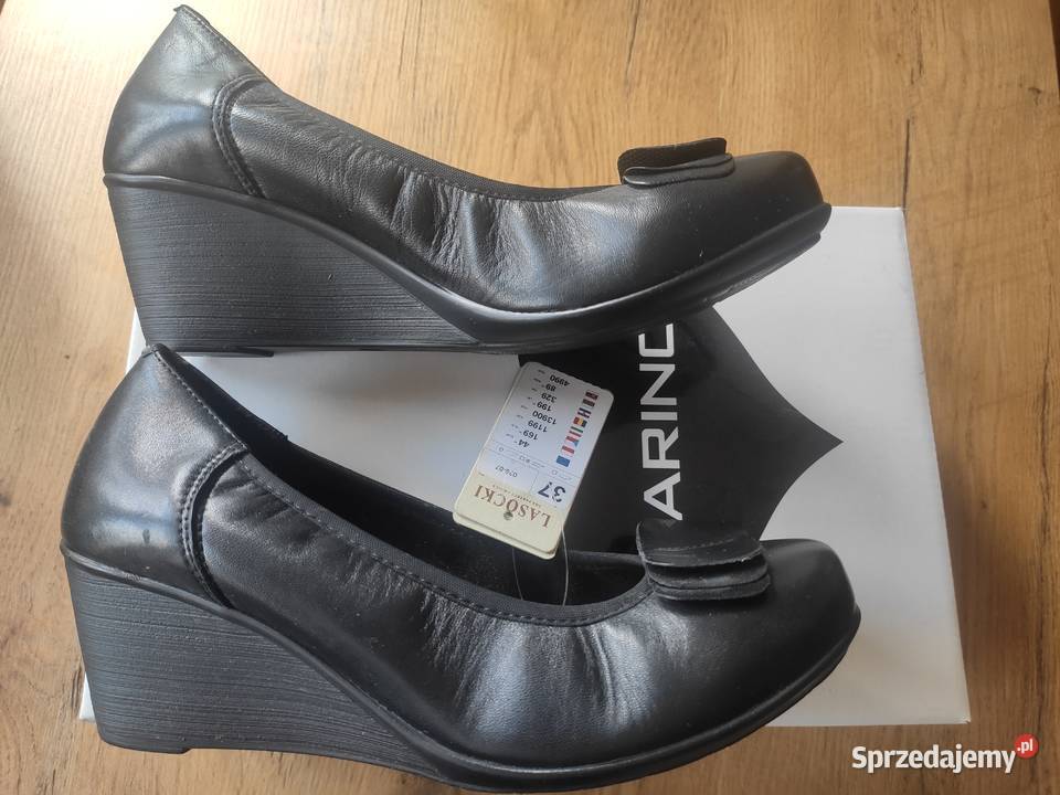 Damskie NOWE czarne półbuty Ropczyce