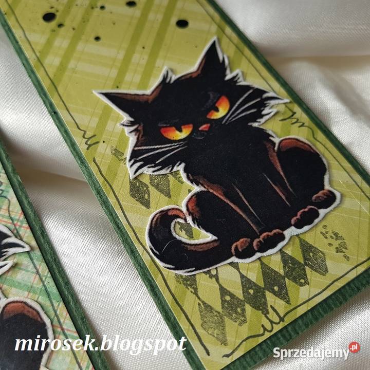 Zakładka do książki z kotem Antyki, Sztuka, Kolekcje Łódź