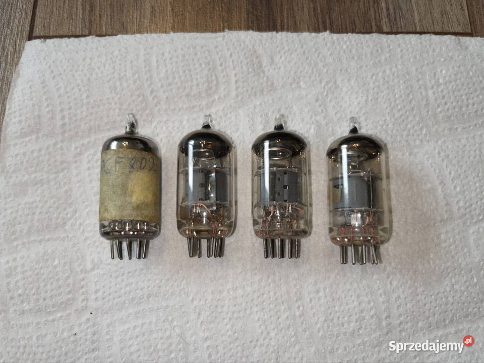 Lampy elektronowe PCF802 sparowane 4 Radziechowy