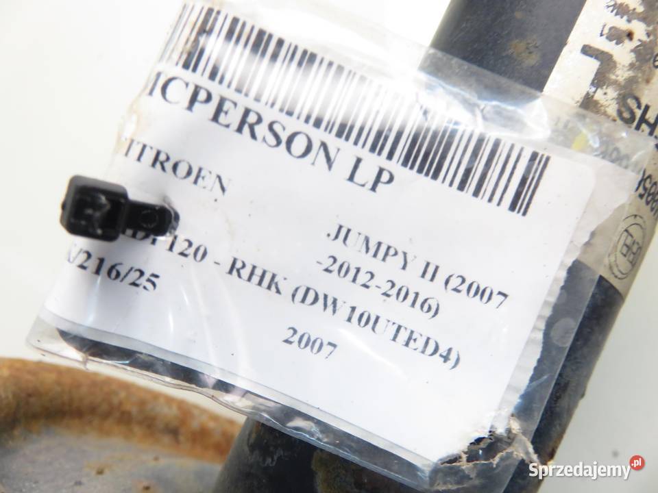MCPERSON LEWY PRZEDNI CITROEN JUMPY II 20 HDi