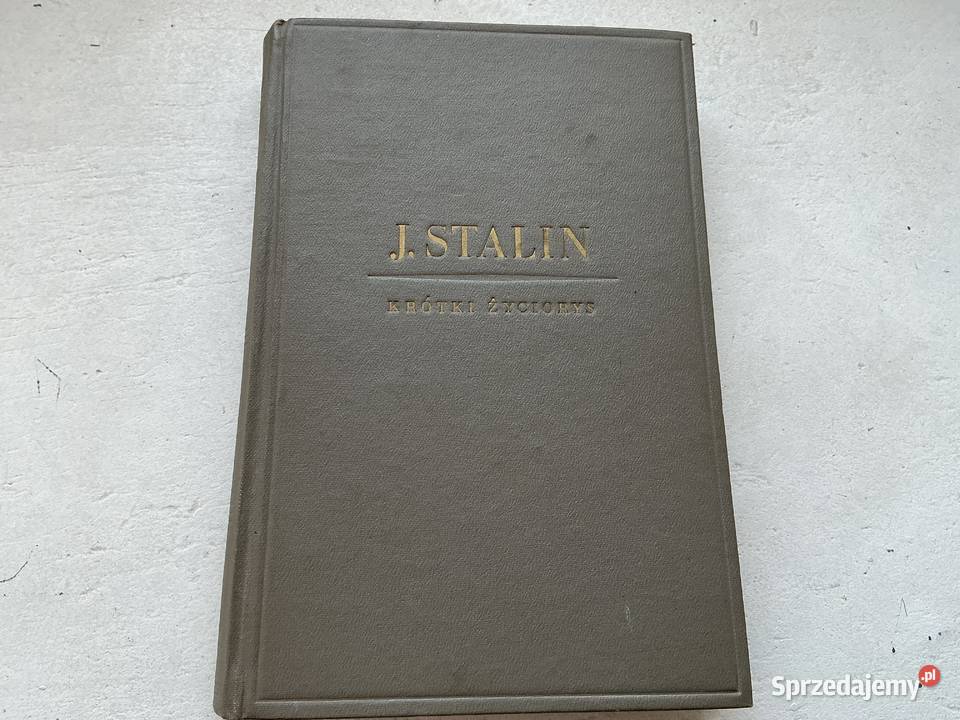 Ksiazka J Stalin krotli zyciorys Antykwariat
