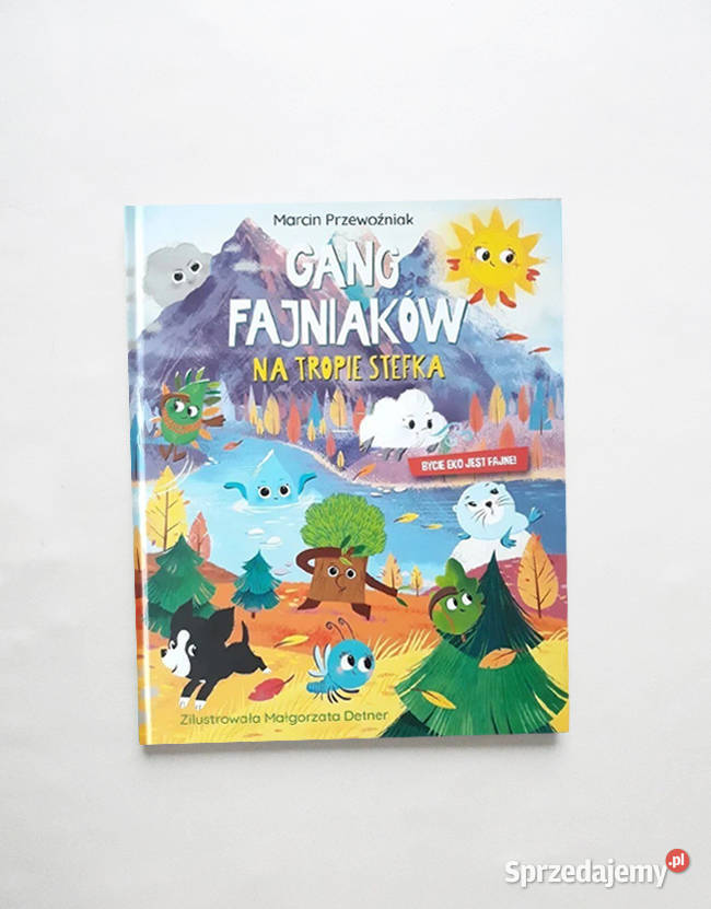 książka gang fajniaków 3 część na tropie stefka dla dzieci z klas I-III (6-9 lat)