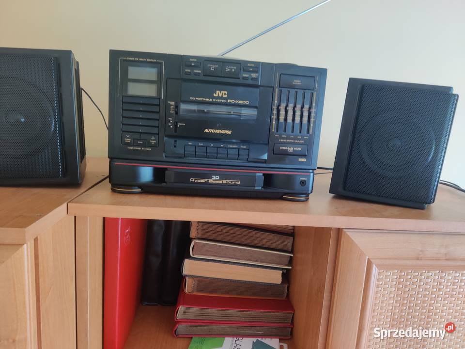 Boombox JVC CD Portable System PC X 200 retro Audio Myszków sprzedam