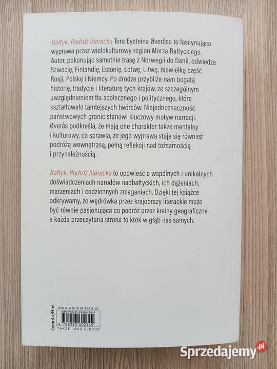 Bałtyk Podróż literacka Tor Eystein vers Kraków