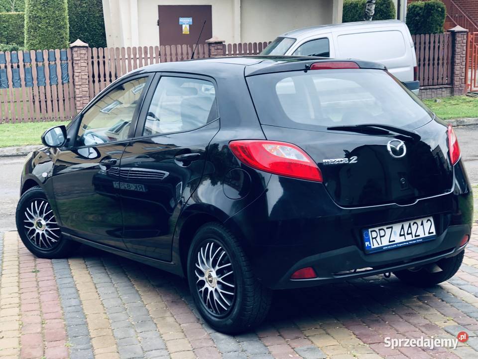Mazda 2 II Turbo Diesel Czarny Zwinny