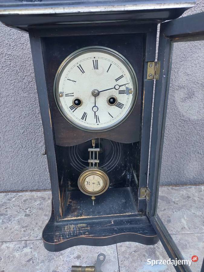 116 Zabytkowy zegar kapliczka Junghans XIXw Antyki Tczew