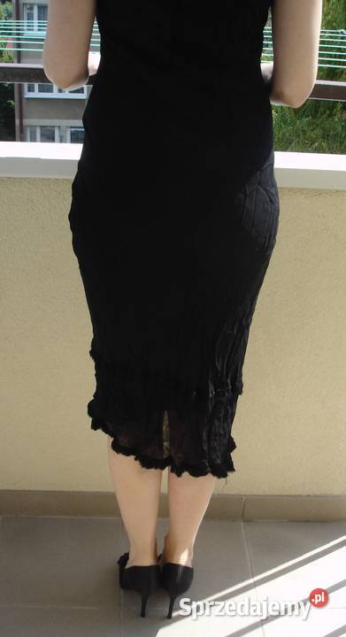 Czarna nowa sukienka na ramiączkachRozmiar S Spódnice i sukienki małopolskie sprzedam